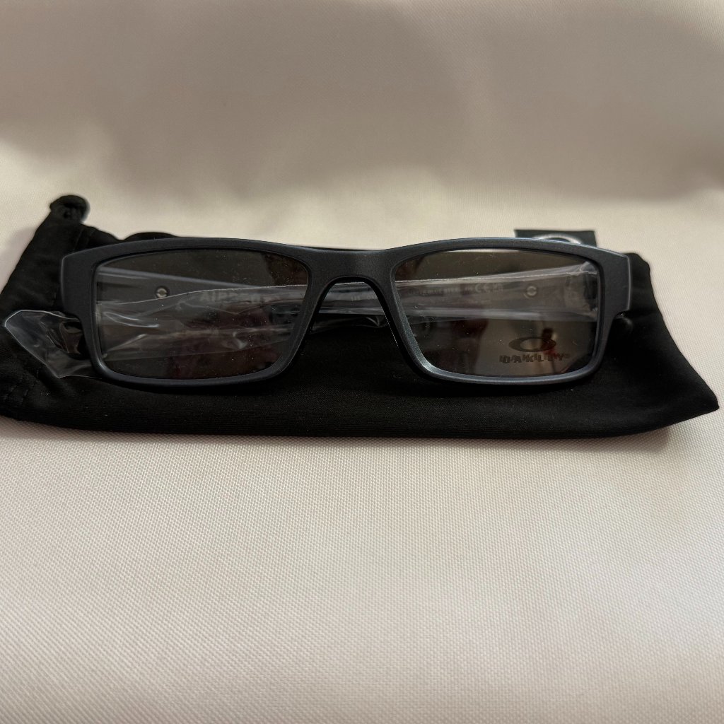 Men's Oakley Ox8046 Airdrop Eyeglasses Matt Blue Steel 53-18-143